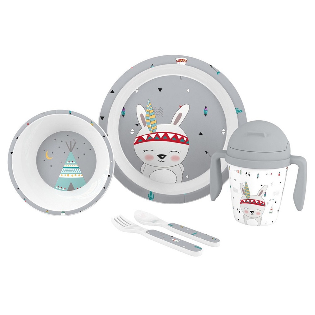 Interbaby - Juego de Vajilla - INDIO